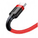 Baseus CATKLF-U09 mobile phone cable Black, Red 3 m USB A USB C