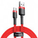 Baseus CATKLF-U09 mobile phone cable Black, Red 3 m USB A USB C