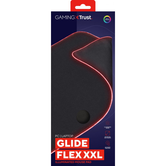 Trust GXT 764 Glide-Flex XXL Gaming mouse pad Black