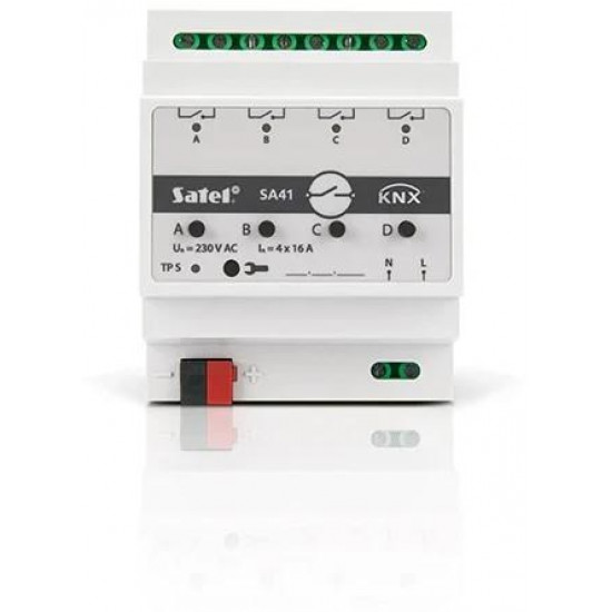 SATEL KNX 4-kanałowy aktor przełączający KNX-SA41