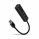 AXAGON HMA-CR3A Multiport Hub, USB 3.0 Type-A, 3x USB-A, SD, microSD