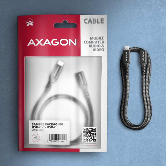 Axagon BUCM32-CF15AB USB cable USB 3.2 Gen 2x2 1.5 m USB C Black