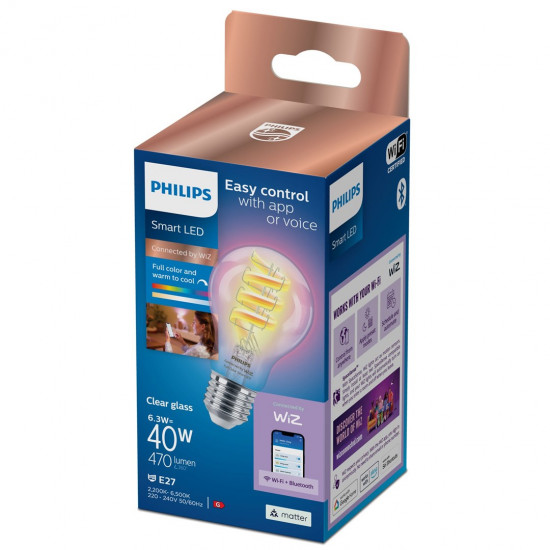 Philips Filament Clear 40 W A60 E27