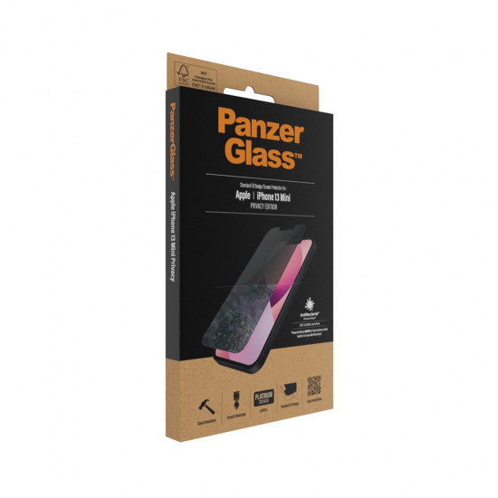 PanzerGlass ® Privacy Screen Protector iPhone 13 Mini | Standard Fit