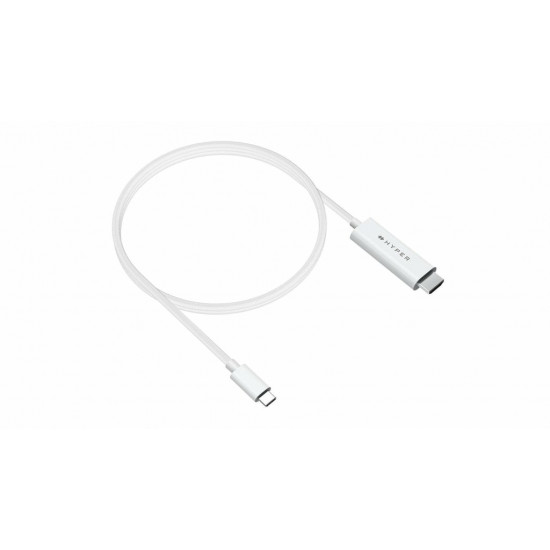 HYPER HyperDrive USB-C to HDMI 4K60Hz Cable - White