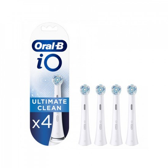 Oral-B | Toothbrush replacement | iO Ultimate Clean | Heads | For adults | Number of brush heads included 4 | Number of teeth brushing modes Does not apply | White