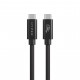 HYPER HyperDrive Next USB cable USB4 Gen 3x2 1.2 m USB C Black