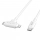 HYPER HyperJuice USB cable USB 2.0 1.5 m USB C USB C/Lightning White