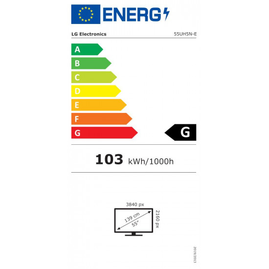 DISPLAY LCD 55/55UH5N-E LG