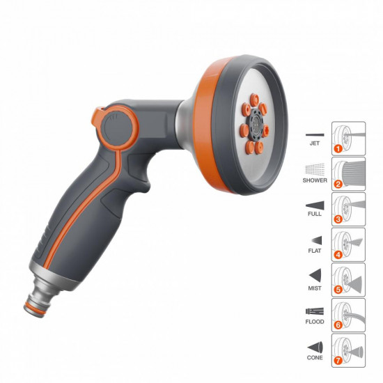 GARDEN SPRAY GUN X7 METAL/DWG 4020 DAEWOO