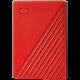 HDD External WD My Passport (4TB, USB 3.2) Red