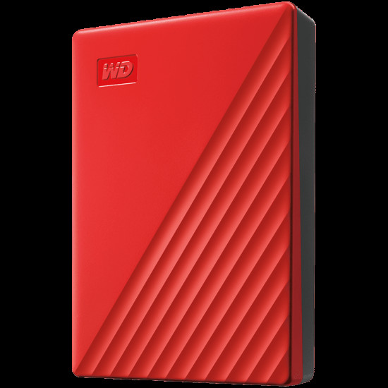 HDD External WD My Passport (4TB, USB 3.2) Red