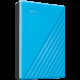 External HDD|WESTERN DIGITAL|My Passport|4TB|USB 2.0|USB 3.0|USB 3.2|Colour Blue|WDBPKJ0040BBL-WESN