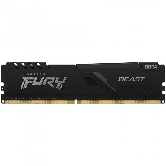 Kingston 16GB 3200MT/s DDR4 CL16 DIMM 1Gx8 FURY Beast Black, EAN: 740617319880