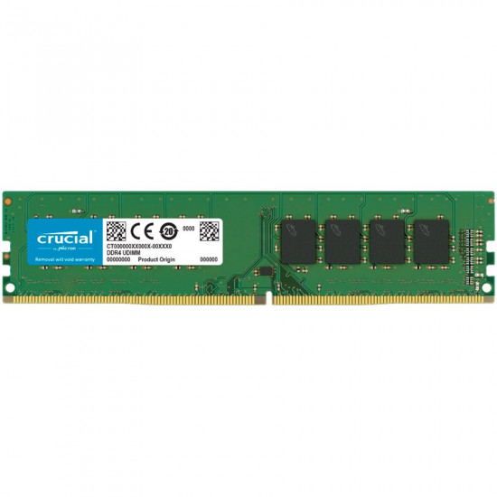 Crucial 8GB DDR4-3200 UDIMM CL22 (8Gbit/16Gbit), EAN: 649528903549