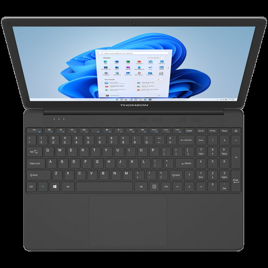 THOMSON Neo V2, Intel Core I5/1920*1080 FHD TN/8GB RAM DDR4/512Gb SSD/Type-C FULL/Wifi AC & BT 4.0/2MP Webcam/6000 mAh 7.6V/Windows 11 Home/Numeric pad/keyboard UA/Black