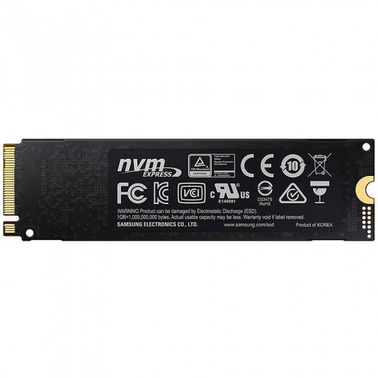 SAMSUNG 970 EVO PLUS 500GB SSD, M.2 2280, NVMe, Read/Write: 3500 / 3200 MB/s, Random Read/Write IOPS 480K/550K