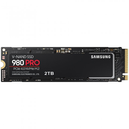 Samsung SSD 980 Pro 2TB with Heatsink M.2 PCIE Gen 4.0 NVME 1.3c PCIEx4, 7000/5000 MB/s, 1200TBW, 5yrs