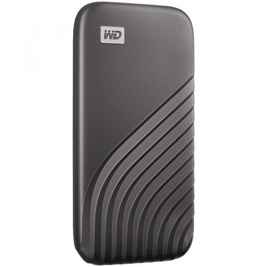 WD 500GB My Passport SSD - Portable SSD, up to 1050MB/s Read and 1000MB/s Write Speeds, USB 3.2 Gen 2 - Space Gray, EAN: 619659184063