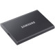 Samsung SSD T7 External 2TB, USB 3.2, 1050/1000 MB/s, included USB Type C-to-C and Type C-to-A cables, 3 yrs, iron gray