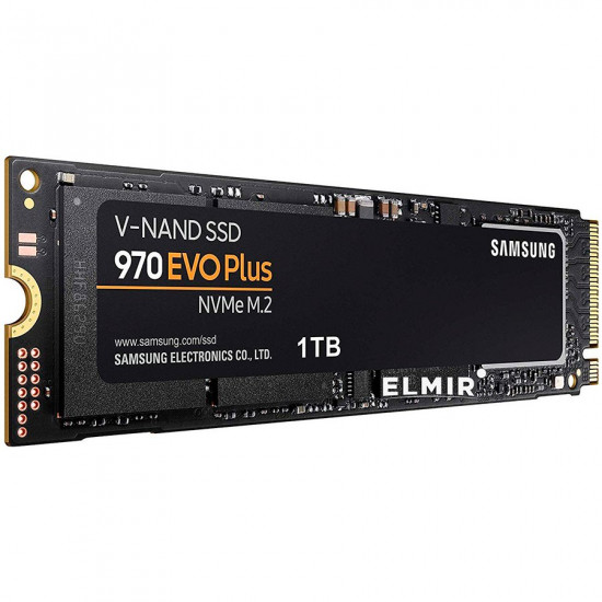 SAMSUNG 970 EVO PLUS 1TB SSD, M.2 2280, NVMe, Read/Write: 3500 / 3300 MB/s, Random Read/Write IOPS 600K/550K