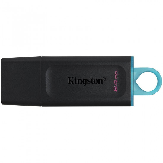 Kingston 64GB USB3.2 Gen 1 DataTraveler Exodia (Black + Teal), EAN: 740617309829