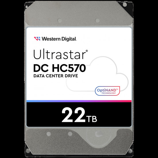 HDD Server WD/HGST ULTRASTAR DC HC570 (3.5 , 22TB, 512MB, 7200 RPM, SATA 6Gb/s, 512E SE NP3), SKU: 0F48155