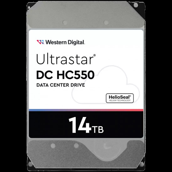 HDD Server WD/HGST Ultrastar 14TB DC HC550, 3.5 , 512MB, 7200 RPM, SATA, 512E SE, SKU: 0F38581