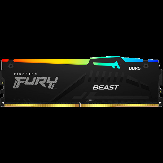 Kingston 64GB 6000MT/s DDR5 CL36 DIMM (Kit of 2) FURY Beast RGB EXPO, EAN: 740617331882