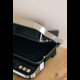 AENO ''Electric Grill EG1: 2000W, 3 heating modes - Upper Grill, Lower Grill, Both Grills Defrost, Max opening angle -180 , Temperature regulation, Timer, Removable double-sided plates, Plate size 320*220mm''