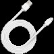 CANYON CFI-1, Lightning USB Cable for Apple, round, cable length 1m, White, 15.9*7*1000mm, 0.018kg