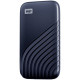 WD 1TB My Passport SSD - Portable SSD, up to 1050MB/s Read and 1000MB/s Write Speeds, USB 3.2 Gen 2 - Midnight Blue, EAN: 619659183967