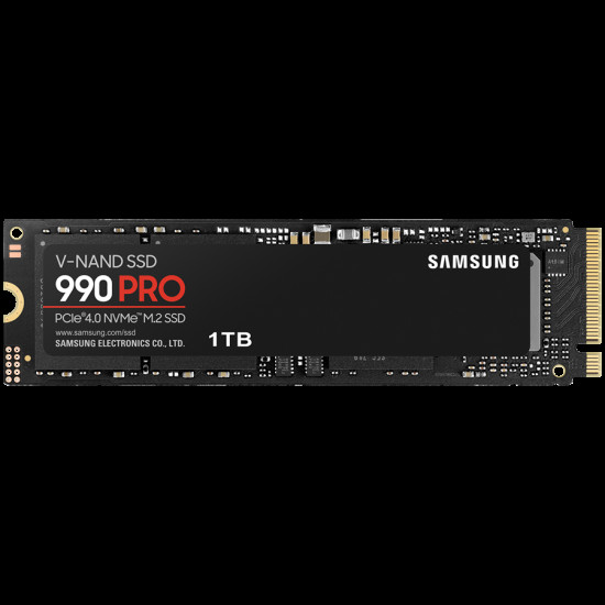 Samsung SSD 1TB M.2 PCIEx4 PCI Gen4.0 990 Pro without Heatsink 600 TBW 5 yrs