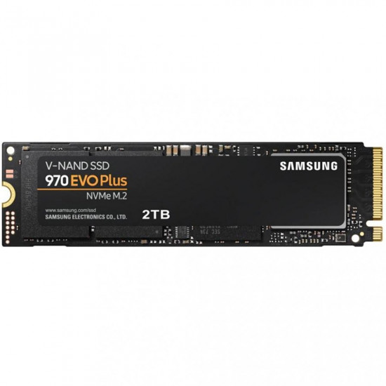 SAMSUNG 970 EVO PLUS 2TB SSD, M.2 2280, NVMe, Read/Write: 3500 / 3300 MB/s, Random Read/Write IOPS 620K/560K