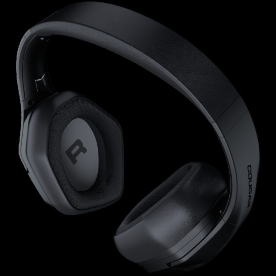 Cougar I SPETTRO I Headset I Wireless + Wired / Bluetooth + 3.5mm / 40mm Hi-Res Titanium Drivers / Active Noise Cancellation / Black