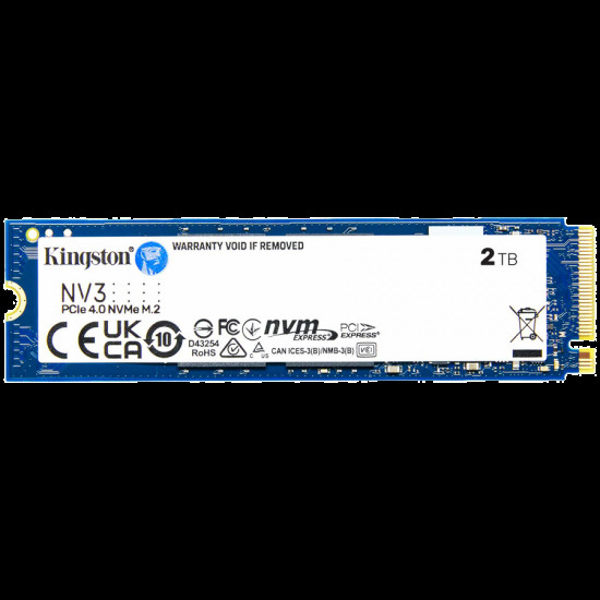 Kingston SSD 2TB NV3 M.2 2280 PCIe 4.0 NVMe SSD , EAN: 740617344783