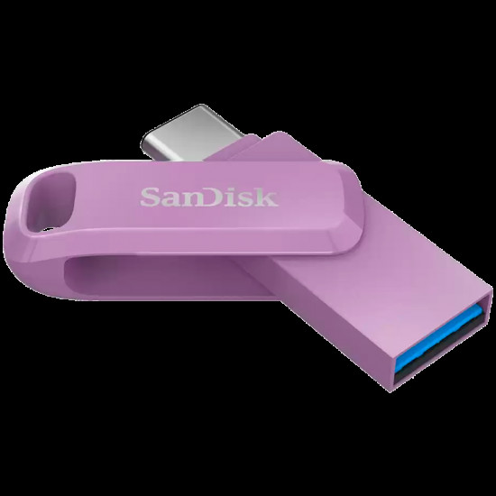 SanDisk Ultra Dual Drive Go USB Type- C, Lavender, Global, 400MB/s 256GB, EAN: 619659204228