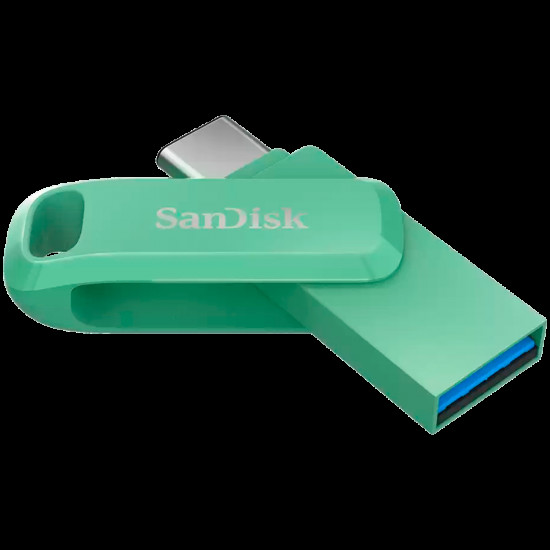 SanDisk Ultra Dual Drive Go USB Type- C, Absinthe Green, Global, 150MB/s 64GB, EAN: 619659204204