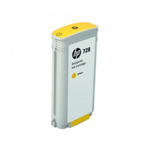 HP 728 130-ml Yellow DesignJet Ink Cartridge