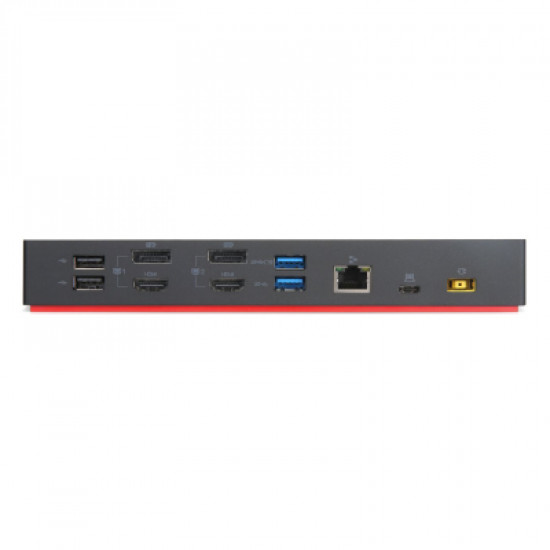 ThinkPad Hybrid USB A/C Dock 2xDisplayPort, 2xHDMI, 2x3840x2160-60Hz, 1Gbit LAN, 1xUSB-C Front 5xUSB-A 2xUSB2.0 3xUSB3.0 (EU)