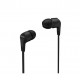 Philips In-Ear Headphones with mic TAE1105BK/00 powerful 8.6mm drivers, Black