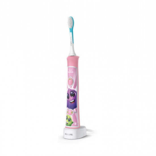 Philips Sonicare For Kids Sonic electric toothbrush HX6352/42 Built-in Bluetooth® Coaching App 2 brush heads & 10 stickers 2 modes