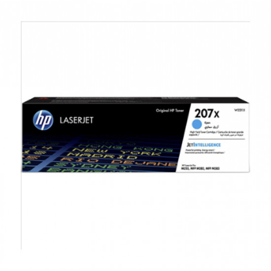 HP original toner W2211X, cyan, 2450p, HP 207X, HP Color LaserJet Pro M255, MFP M282, M283