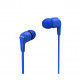 Philips In-Ear Headphones with mic TAE1105BL/00 powerful 8.6mm drivers, Blue