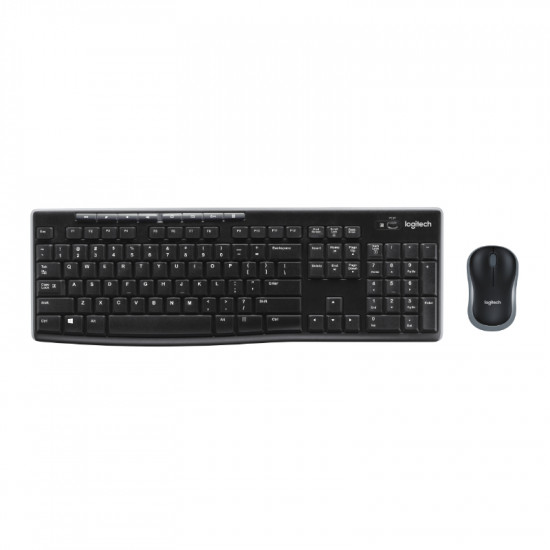 Logitech Keyboard MK270 black US/Int Layout