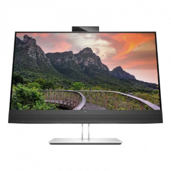 HP E27m G4 QHD Charging Conferencing Monitor - 27inch 2560x1440 QHD 300-nit AG, IPS, USB-C(65W)/DisplayPort/HDMI/DP daisy chain, 4x USB 3.0, speakers, webcam, RJ-45 LAN, height adjustable/tilt/swivel/pivot, 3 years