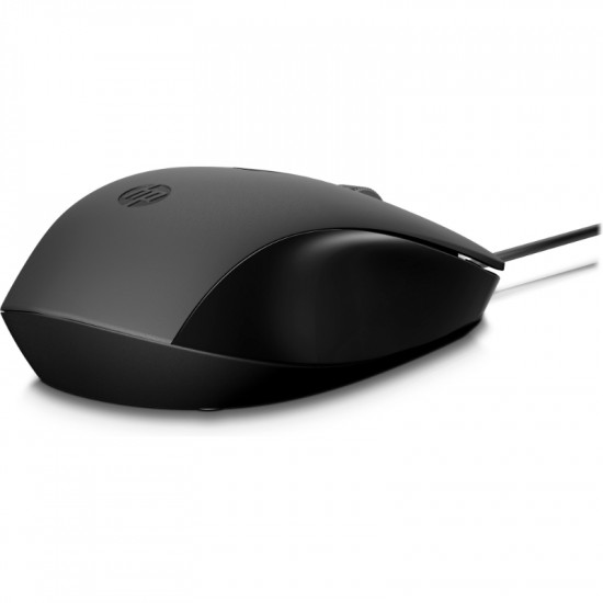 HP 150 USB Wired Mouse - Black