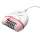 Philips Satinelle Essential Corded compact epilator BRE255/00 With opti-light for legs + 3 accessories