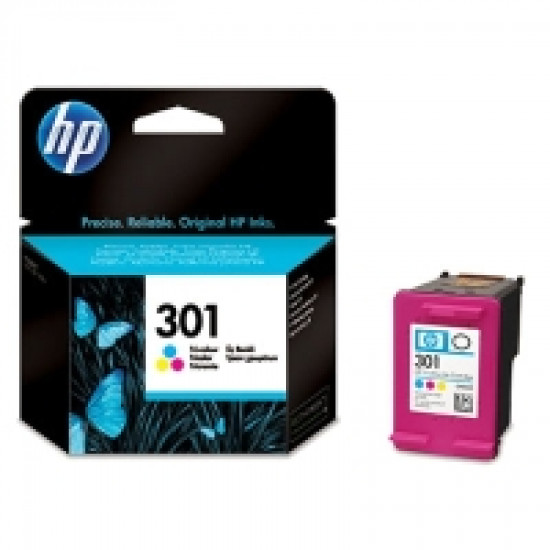 HP no.301 Tri-color Ink Cartridge (165pages)