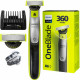 Philips Oneblade QP2734/20, 360 blade, 5-in-1 comb (1,2,3,4,5 mm), 60 min run time/4hour charging